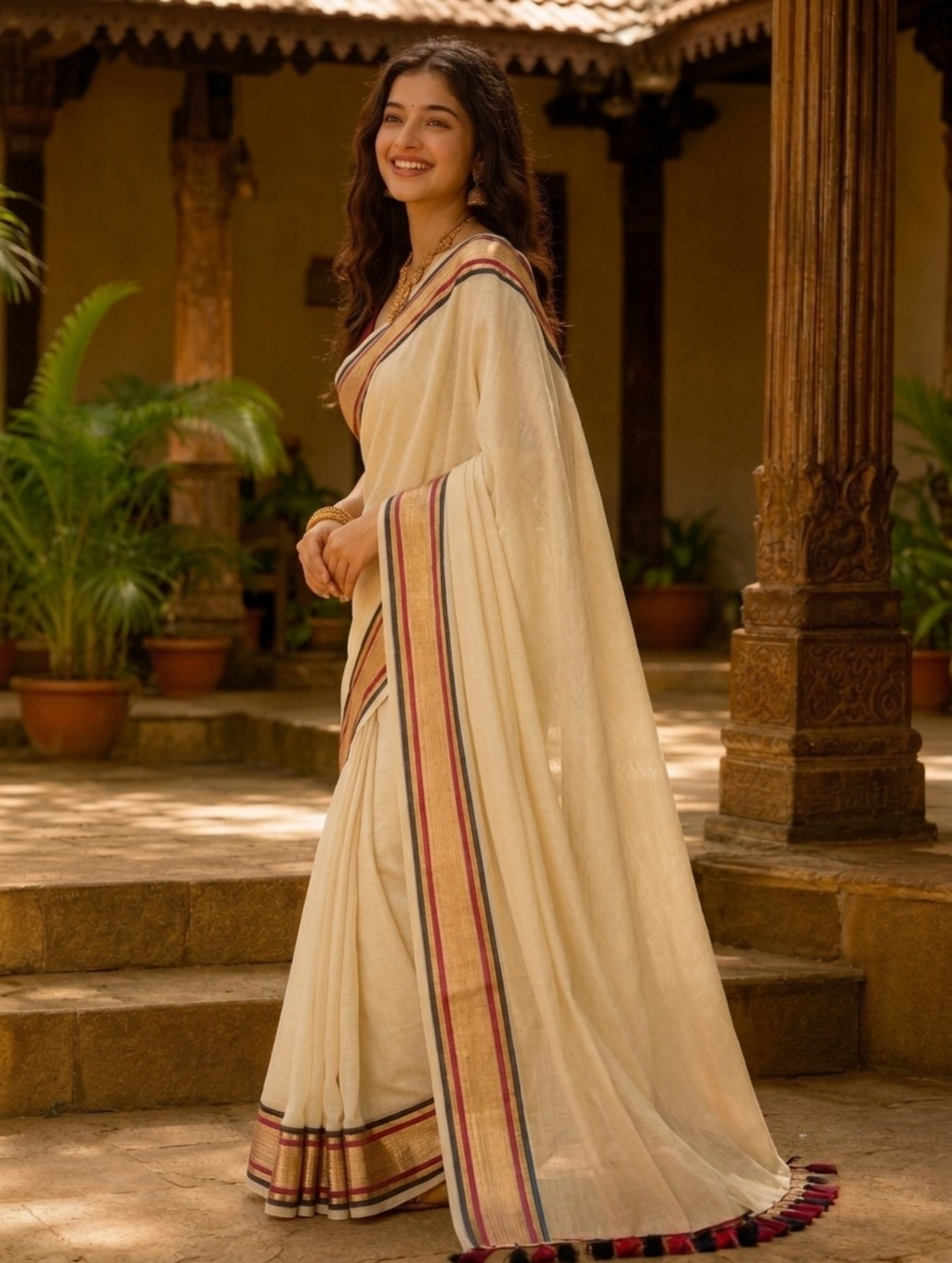 Zippy Onam Varalekshmi Premium Saree