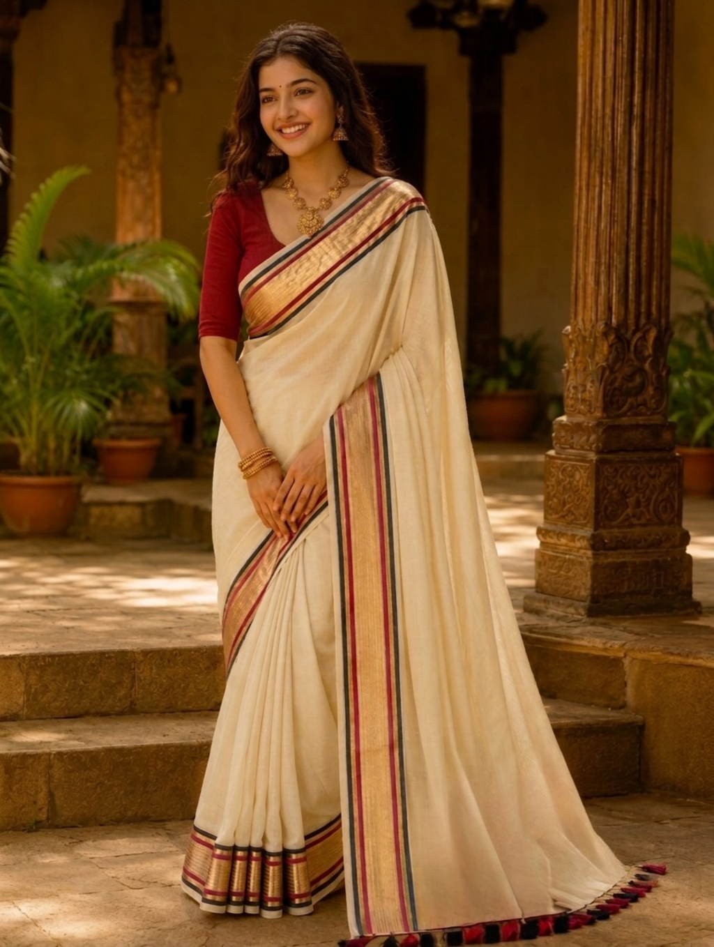 Zippy Onam Varalekshmi Premium Saree