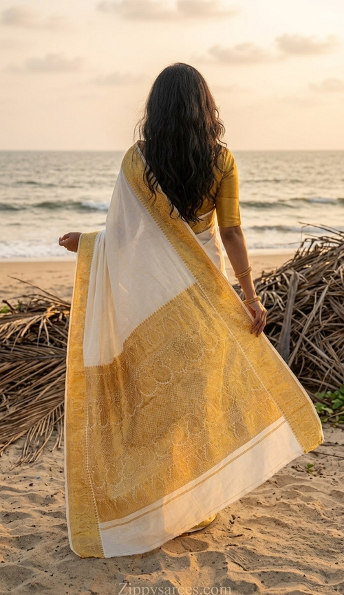 Zip & Go Set Saree (ONAM)